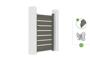 Aluminium poort grijs kwarts 1m VOGEL H.140cm thumbnail 6