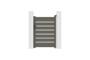 Aluminium poort grijs kwarts 1m VOGEL H.140cm thumbnail 9