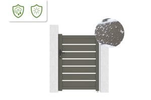 Aluminium poort grijs kwarts 1m VOGEL H.140cm 8