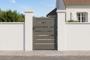 Aluminium poort grijs kwarts 1m VOGEL H.140cm main_image thumbnail