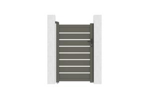 Poartă din aluminiu gri cuarț 1m VOGEL H.160cm 10